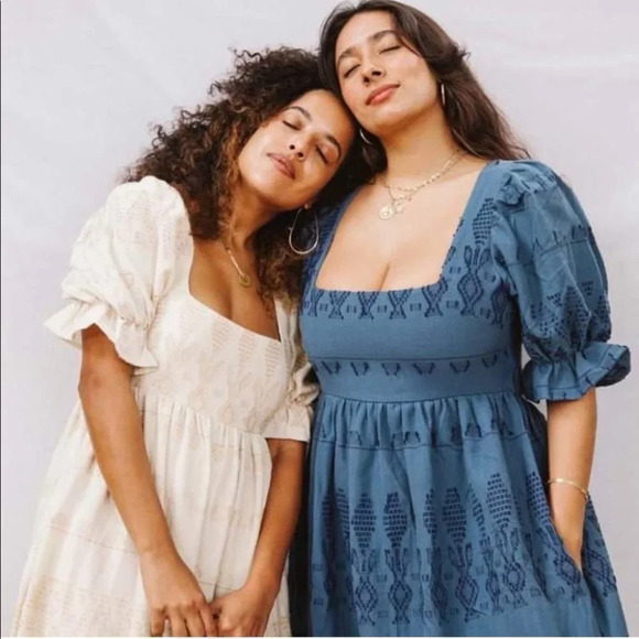 Blue Midi Dress - Picture 4 of 11